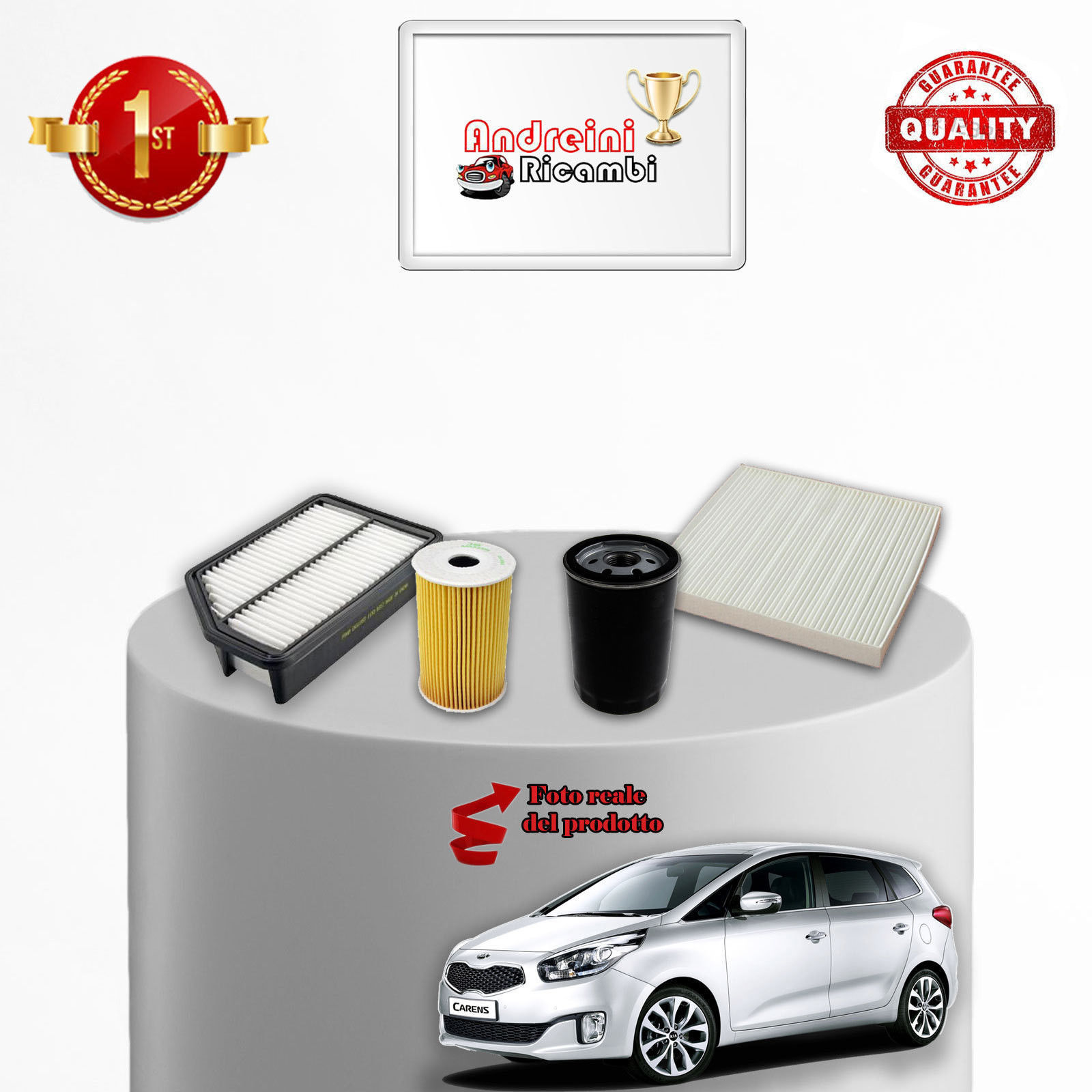 Inspektionskit Filter Kia Carens Iv 1.7 Crdi 85KW 115CV Von 2015->-image