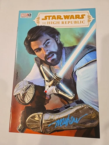 Star Wars The High Republic 5 Trade Variant Signed Mike Mayhew W/COA NM 