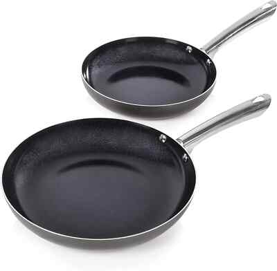 Morphy Richards Accents Titan 2 Stück Keramikbeschichtet Antihaft Bratpfanne Set