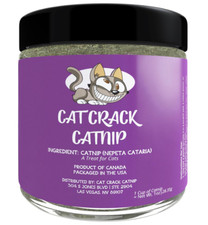 Cat Crack Catnip, Zoomie-Inducing Cat Nip Blend, North American Made  100 N...
