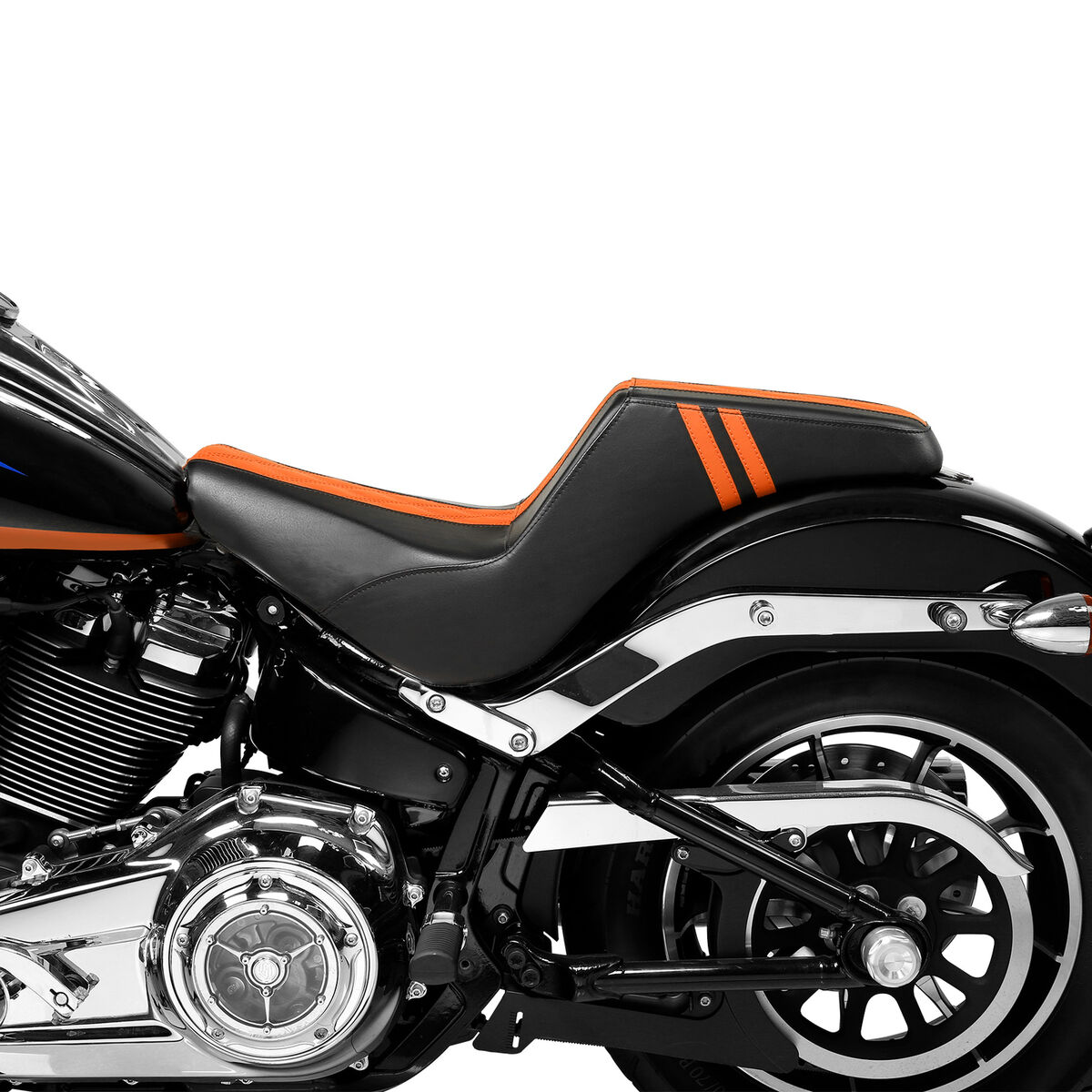 Driver Rider Passenger Seat Fit For Harley Softail Street Driver Rider Passenger Seat Fit For Harley Softail Street