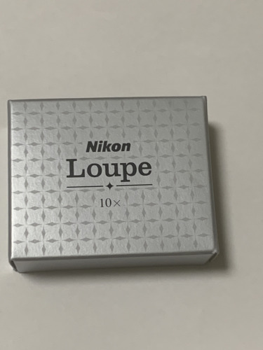 Nikon Loupe Magnifier Official 10x Jewelry Triplet Loupe Brand New - 第 1/3 張圖片