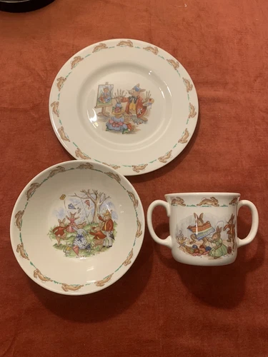 Royal Doulton Bunnykins Mug/Bowl/Plate Bone China Set