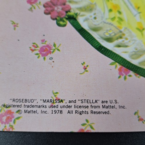 Libro de muñecas de papel vintage ROSEBUD Whitman c1978 completo sin cortar #1982 - Imagen 4 de 8