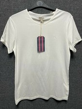 Image of Jack Wills Landrier Tee Medium Vintage White TD026 AA 01
