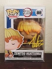 Signed ALEKS LE Demon Slayer Zenitsu Funko Pop 869 Autograph JSA