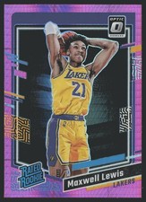 2023-24 Donruss Optic #211 Maxwell Lewis Hyper Pink RC