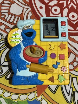 Mattel Sesame Street Cookie Monster's Kitchen Electronic Handheld Toy Y2K 2000