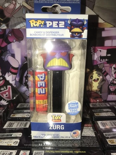 FUNKO POP PEZ DISPENSER! ZURG-TOY STORY MOVIE-PIXAR-2019 LIMITED EDITION-VAULTED