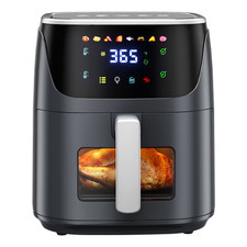8QT Air Fryer 8 Food Preset, LED Digital Touch Screen, Roast, Reheat, Dehydrate