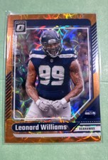 2024 Panini Donruss Optic - Leonard Williams #182 Orange Scope Prizm /79