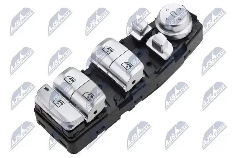 Window lift switch Left Front chrome/black EWS-BM-146 NTY for BMW 5 3