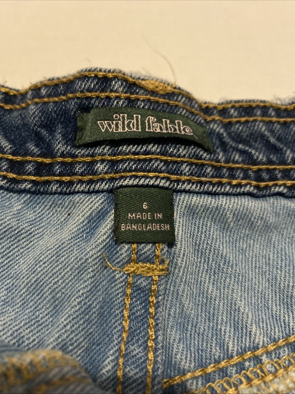 Patch Jean Shorts - image 3