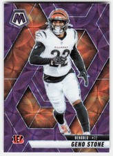 2025 Panini Mosaic #186 Geno Stone Purple Scope