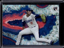 2025 Bowman Roki Sasaki Crystallized Chrome Rookie RC #BWC-9 Dodgers