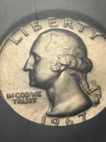 1967 WASHINGTON QUARTER FROM SPECIAL MINT SET NGC MS 68 SMS