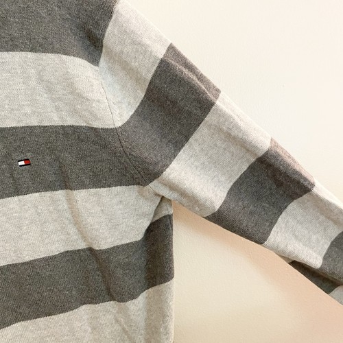 Vellón Ralph Lauren gris y blanco con cremallera de cuarto para niños - Imagen 5 de 10