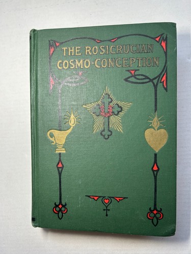 Cover of The Rosicrucian Cosmo-Conception MAX HEINDEL Mystic Christianity 1966 Hardcover