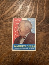 1959 Topps #200 Warren Giles NL President Low Grade Creases