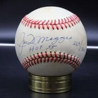 Joe DiMaggio Signed Rawlings OAL Baseball Auto HOF 55 Insc /361 JSA D13403