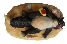 Charming Tails Figurine Fitz And Floyd Stewart's Day In The Sun 83/805 Original