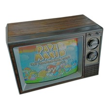RCA EJR330W 1984 Vintage Woodgrain 13-inch CRT Retro Gaming TV - Tested Working