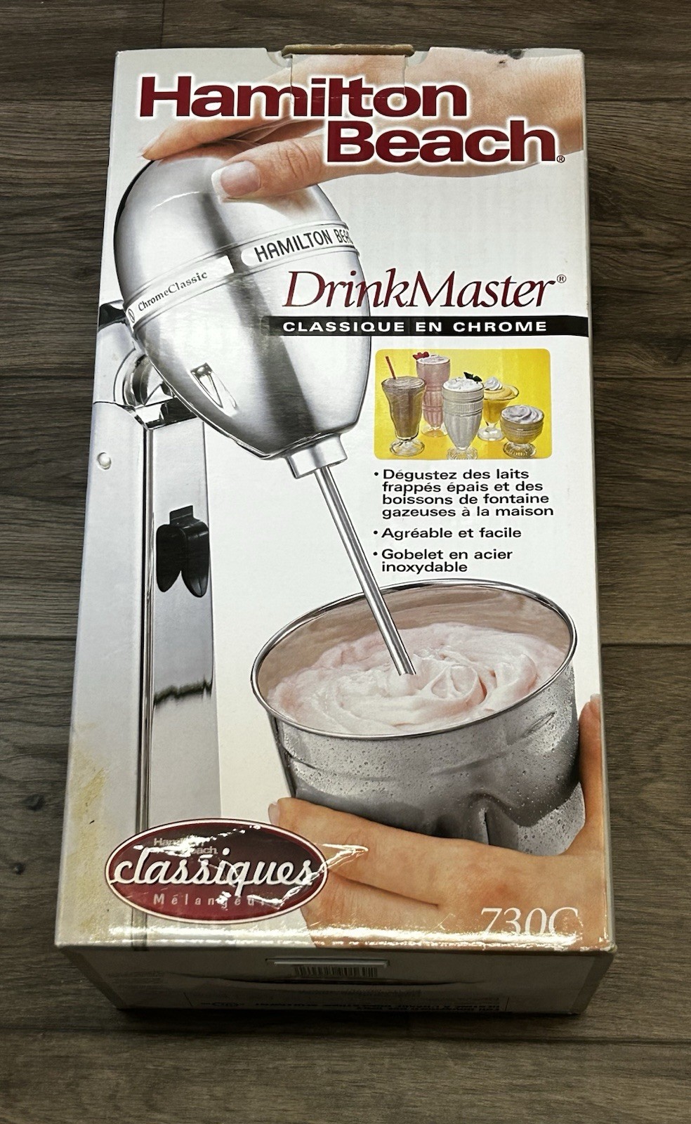 Hamilton Beach Milkshake DrinkMaster Milk Shake Maker Blender Stand Mix NEW!!