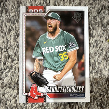 Topps 2026 Series 1 Garrett Crochet #53 Boston Red Sox Baseball Base Set Card