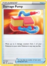 Damage Pump - 156/196 - Uncommon - Reverse Holo NM, English Pokemon Lost Origins