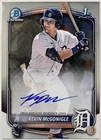 Kevin McGonigle 2025 Bowman Chrome 1st Auto On-Card Autograph #CPA-KM Tigers 🔥