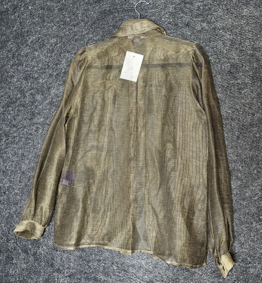 NUEVA BLUSA OLIVA COLECCIÓN ETIQUETA PÚRPURA RALPH LAUREN $1200.00 TALLA 8 Foto 2 de 4