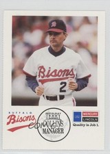 1990 Ford Mercury Lincoln Buffalo Bisons Terry Collins 0q3