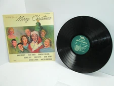 V/A We Wish You A Merry Christmas LP Mark 56 Holiday Bing Crosby EX-