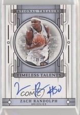 2023-24 Panini National Treasures Bronze 23/25 Zach Randolph #TTS-ZRD Auto s3g