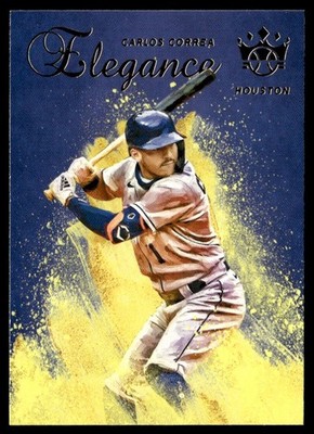 2021 Panini Diamond Kings Elegance Carlos Correa Houston Astros #E-5