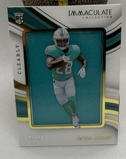 2023 Panini Immaculate Football Devon Achane RC CLEARLY /99 IRJ-DA