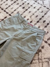 UNIONBAY Men's 100 Cotton Cargo Shorts Olive Green Size 30