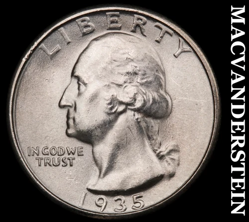 1935 Washington Quarter- Super Choice Gem Brilliant Uncirculated++++ #i7435