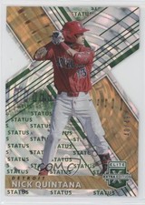 2019 Panini Elite Extra Edition Status Emerald Die-Cut 40/49 Nick Quintana s3g