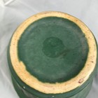 ROSEVILLE POTTERY MATTE GREEN JARDINIERE 4"h X 5" PLANTER — photo 6