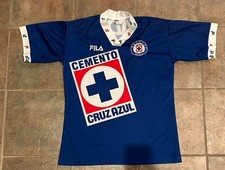 Rare Vintage CRUZ AZUL HOME - Football Soccer Champion Mexico Small