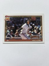 Topps 1991 Will Clark #500 San Francisco Giants Baseball Card