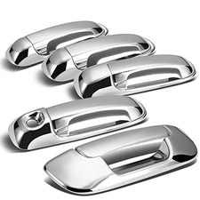 Chrome Door Handle Cover for Dodge Ram 4DR - Tailgate Door Handle Cover
