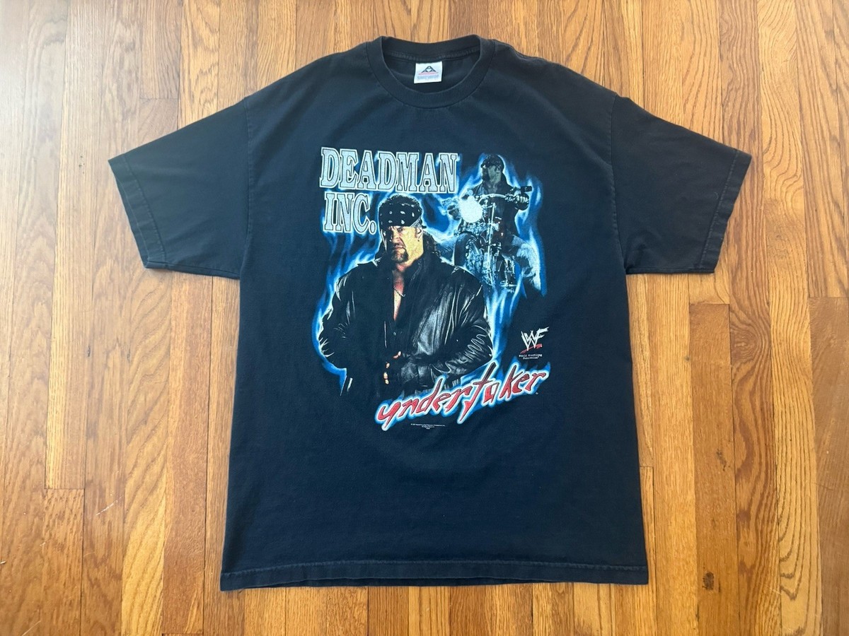 Vintage WWF The Undertaker Rollin T-Shirt XL Limp Bizkit 2001 WWE