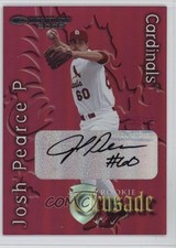 2002 Donruss The Rookies Crusade Auto 446/500 Josh Pearce #RC-24 Auto r9d