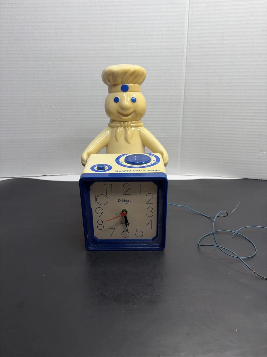 ビンテージ　ドゥボーイ　ポッピンフレッシュ　時計　ラジオ　懸賞品　Quartz pillsbury doughboy clock products for sale | eBay