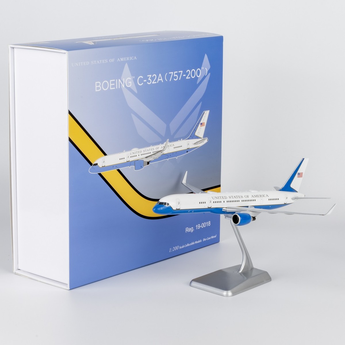 1:200 NGmodels USAF Boeing 757-200 C-32A Passenger Airplane
