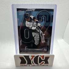 Aaron Judge HR Homerun 62 Sets AL Record 2022 Topps Now Card #1012