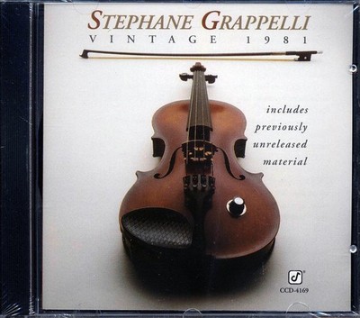Stephane Grappelli - Vintage 1981 [New CD]