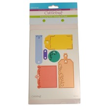 Cuttlebug Embossing Plus Folder Embossed Tags 5x7 New